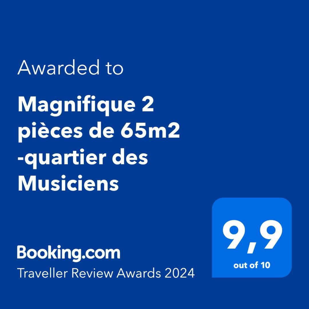 尼斯Magnifique 2 Pieces De 65M2 -Quartier Des Musiciens公寓 外观 照片